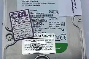 Festplatte die bereits zu Datenrettung war