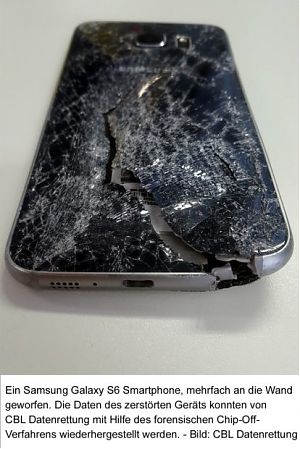 Samsung S6 mutwillig zerstört Samsung S6 mutwillig zerstört