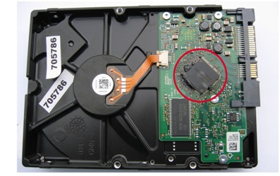 Datenrettung von Festplatten nach Kurzschluss oder Überspannung Datenrettung Festplatte Kurzschluss, Überspannung