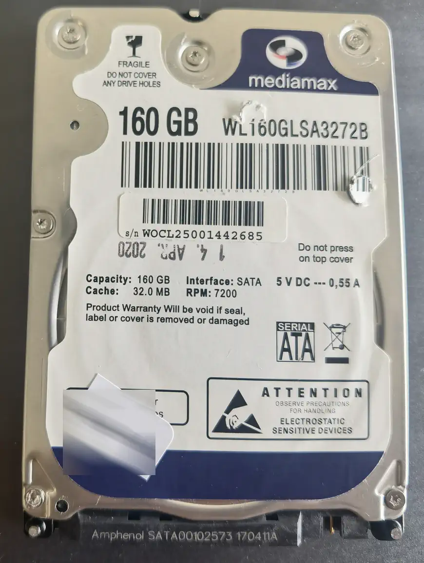 mediamax Festplatte ausgefallen