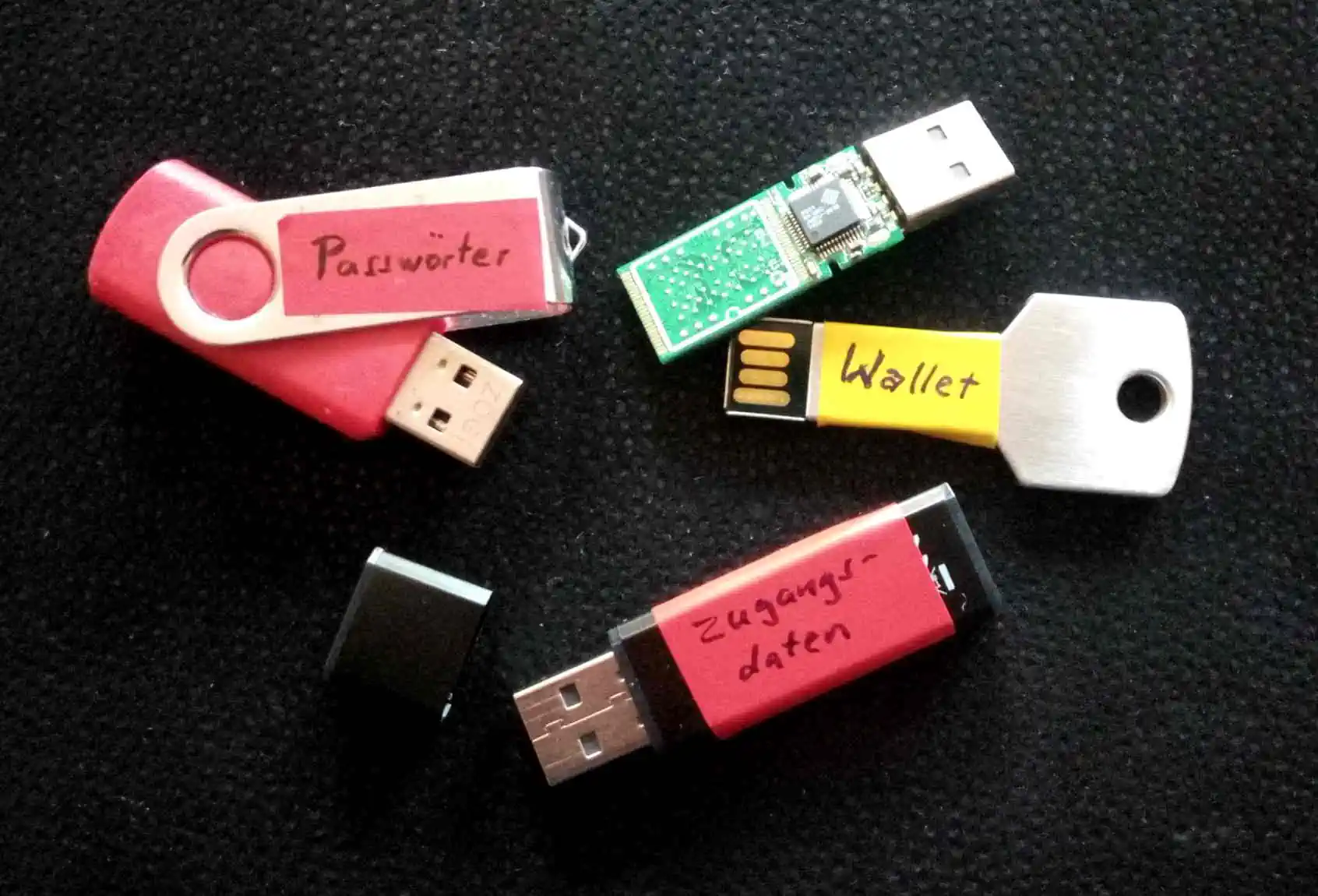 Datenrettung wallet USB Stick