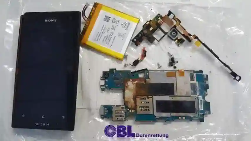 Sony Xperia Datenrettung nach Wasserschaden