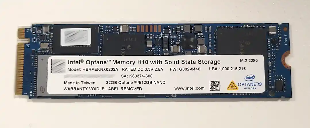 Intel Optane H10