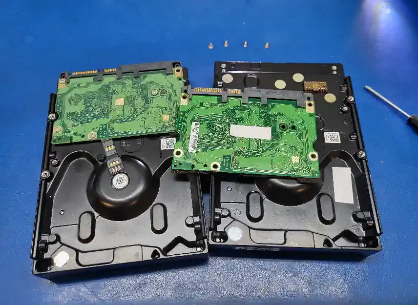 Seagate Festplatte Platine vertauscht